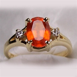 Women's Birthstone Stone Ring Style - 5297