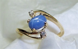 Women's Star Sapphire Ring